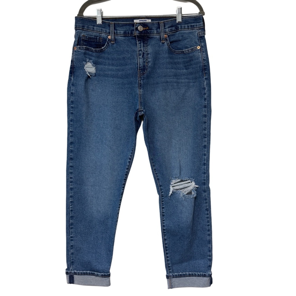 {Denizen from Levi's} "Boyfriend" Tapered Straight Leg Stretch Denim Jeans 8/29